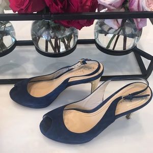 Cole Haan Suede Sling Back Pump - Air Max- Sz 6.5